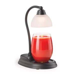 black aurora candle warming lamp